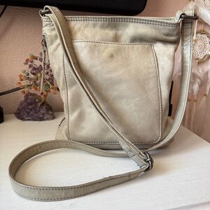 R.P.S. Rock Paper Scissors Leather Crossbody Bag Purse